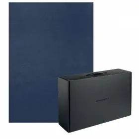 Плед из хлопка Woolkrafts Tardis Blue 140х200 см
