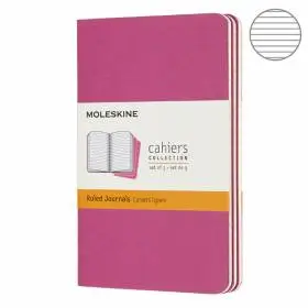 Карманный Блокнот Moleskine Cahier (3 шт) Линия Кинетический Розовый