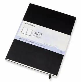 Большой Блокнот Moleskine Art А4 Акварель Черный