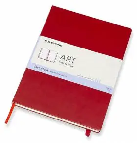 Большой Блокнот Moleskine Art А4 для Рисования Красный