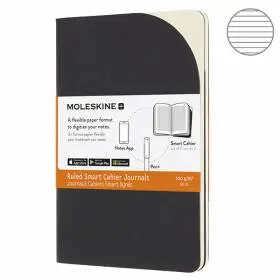 Карманный Блокнот Moleskine Paper Tablet Cahier 2 шт Линия Черный