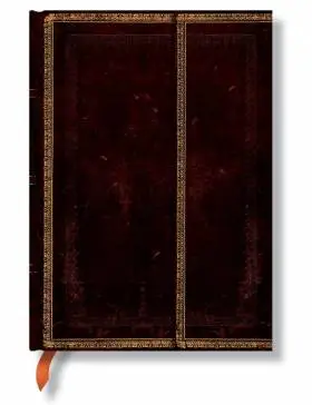 Средний блокнот Paperblanks Старая Кожа Черный марокканский На Магните Линия