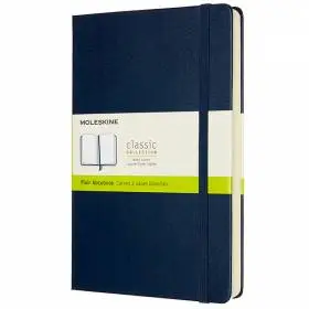 Средний блокнот Moleskine Classic Expanded Сапфир Мягкий чистые листы