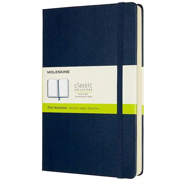 Средний блокнот Moleskine Classic Expanded Сапфир Мягкий чистые листы