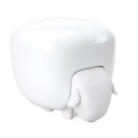Контейнер для хранения ватных палочек и дисков Qualy Sheepshape Cotton Box White