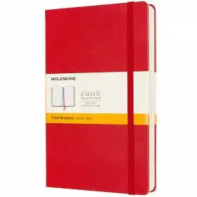 Средний блокнот Moleskine Classic Expanded Красный в линию