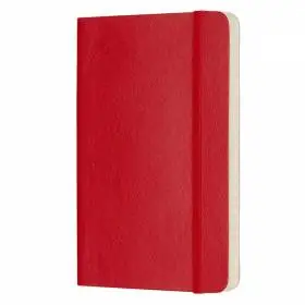Кишеньковий блокнот Moleskine Classic М&#39;яка обкладинка Червоний Клітка
