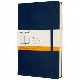 Средний блокнот Moleskine Classic Expanded Сапфир в линию