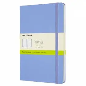 Средний блокнот Moleskine Classic Голубая Гортензия чистые листы