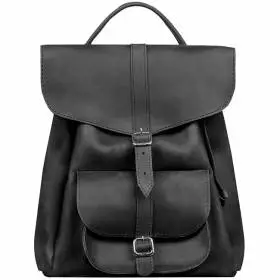 Кожаный женский рюкзак Dekey Classic Черный