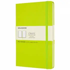 Середній блокнот Moleskine Classic Лимонний Зелений чисті аркуші