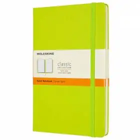 Средний блокнот Moleskine Classic Лимонный Зеленый в линию