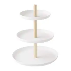 Подставка для десертов Tosca 3 Tier Yamazaki Белая
