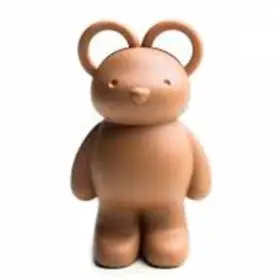 Ножницы и держатель для скрепок Qualy Teddy Bear