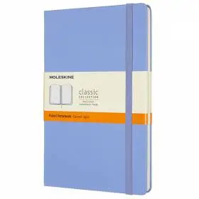 Средний блокнот Moleskine Classic Голубая Гортензия Мягкий в линию