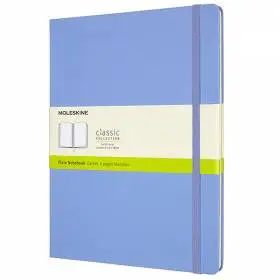Большой блокнот Moleskine Classic Голубая Гортензия чистые листы