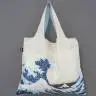Сумка для покупок складная Loqi HOKUSAI The Great Wave