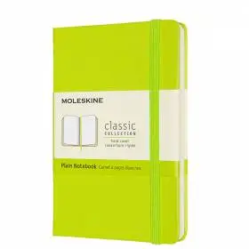 Карманный блокнот Moleskine Classic Лимонный Зеленый чистые листы