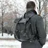 Рюкзак зі шкіри JIZUZ Mount Black
