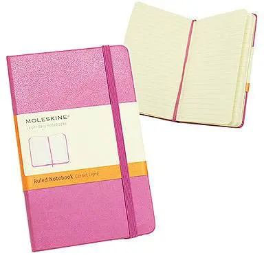 Кишеньковий блокнот Moleskine Classic Тверда обкладинка Рожевий Лінія
