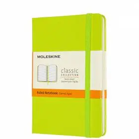 Карманный блокнот Moleskine Classic Лимонный Зеленый Мягкий в линию