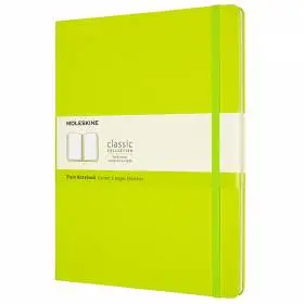 Большой блокнот Moleskine Classic Лимонный Зеленый чистые листы