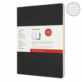 Блокнот Moleskine Cahier 2 шт Subject XXL Чорний Бежевий