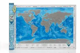 Скретч-карта мира на украинском Discovery Map