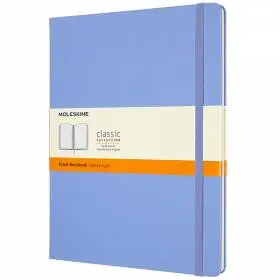 Большой блокнот Moleskine Classic Голубая Гортензия в линию