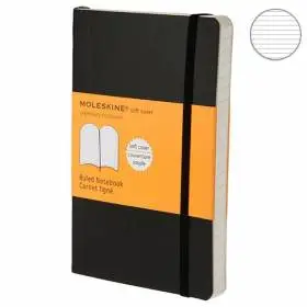 Карманный блокнот Moleskine Classic Мягкая обложка Черный Линия