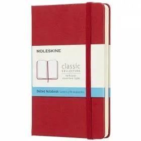 Середній блокнот Moleskine Classic Тверда обкладинка Червоний Точка