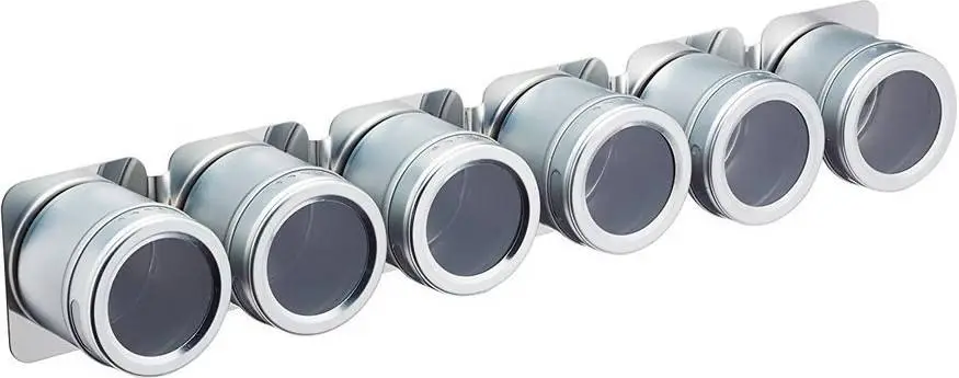 Банки для специй на магните KitchenCraft (6 шт)