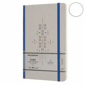 Срдений блокнот Moleskine Contrast Time Синий Чистые Листы