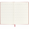 Середній Щотижневик Moleskine 2025 Червоний