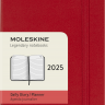 Середній Щотижневик Moleskine 2025 Червоний