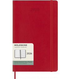 Средний Еженедельник Moleskine 2026 Красный