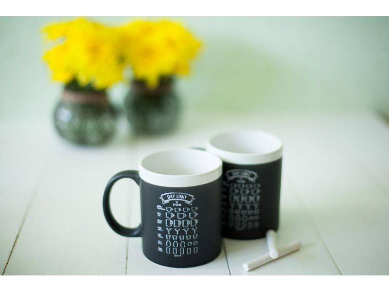 Gifty Чашка с мелом Day Limit White 320 мл (442-010)