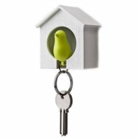 Тримач ключів + брелок Qualy Sparrow Key Ring Зелений
