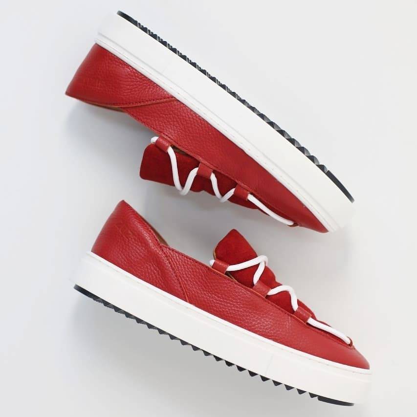 Кеды из кожи Jizuz Volume