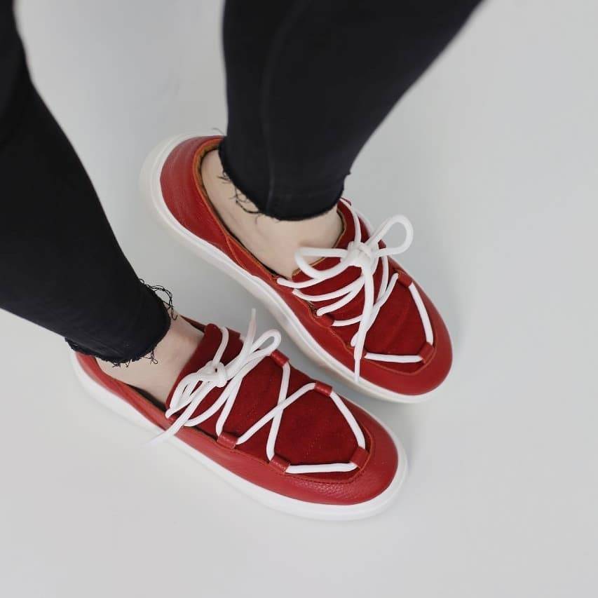 Кеды из кожи Jizuz Volume