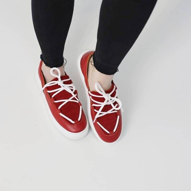 Кеды из кожи Jizuz Volume