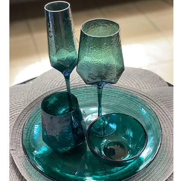 Стакан Зеркальная Бирюза 450 мл