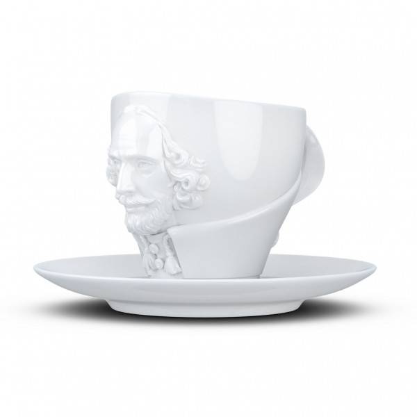 Чашка Tassen William Shakespeare 260 мл Біла