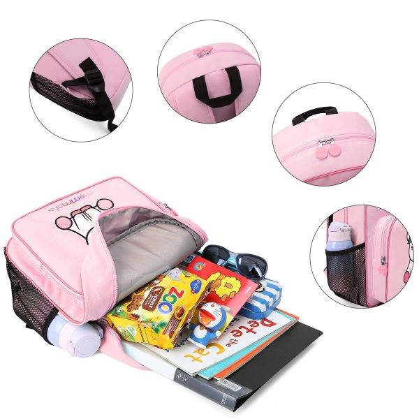 Детский Набор Рюкзак и Сумка для завтраков Mommore Unicorn Розовый