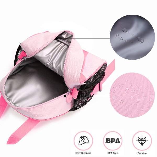 Детский Набор Рюкзак и Сумка для завтраков Mommore Unicorn Розовый