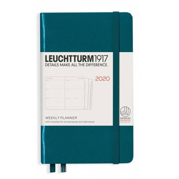 Карманный Еженедельник Leuchtturm1917 Тихоокеанский зеленый 2020 (360004)