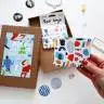 Гаманець Paper Ninja Різнобарвний На Магніт