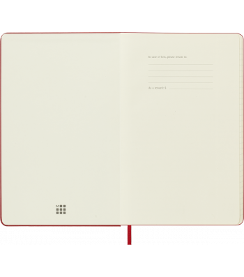 Середній Щотижневик Moleskine 2025 Червоний М’який
