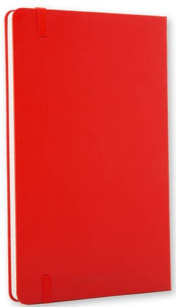 Средний блокнот Moleskine Classic Твердая обложка Красный Клетка