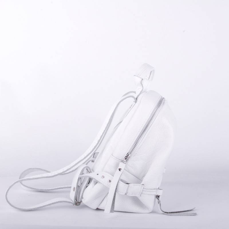 Рюкзак из кожи JIZUZ Gatsby White Рюкзак из кожи JIZUZ Gatsby White